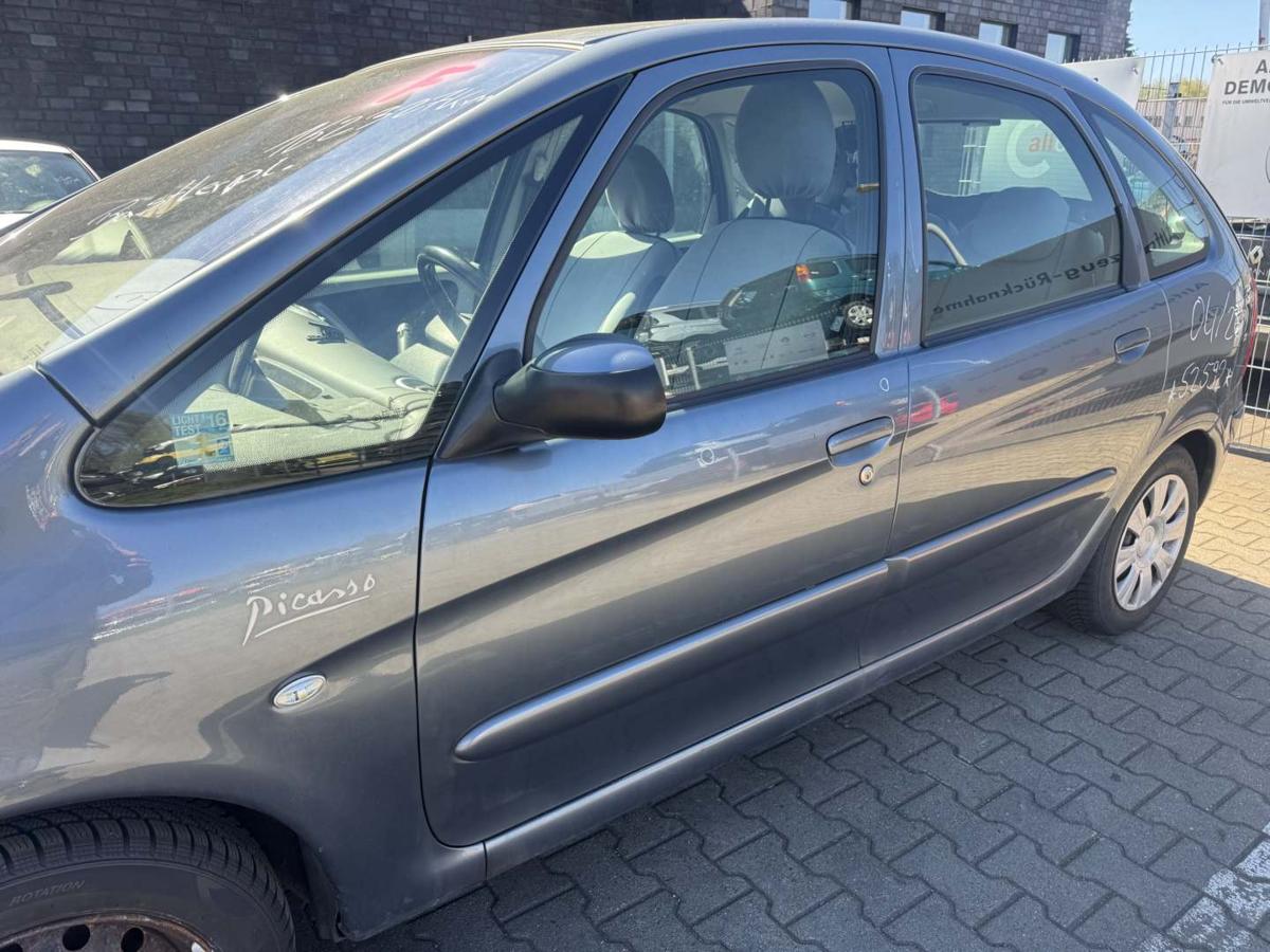 Citroen Xsara Picasso original T&uuml;r vorn links EZW Eisengrau Rohbau Bj.2007